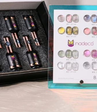 Nadeco Nail Art Diamond Cut Cat Eye Set Of 8