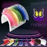 Nadeco Multicolour Eye Lash Extension Tray 14mm