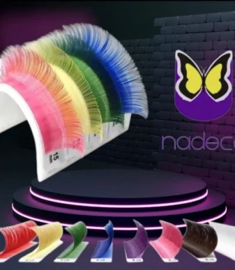 Nadeco Multicolour Eye Lash Extension Tray 14mm