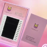 Nadeco Human Hair Eyelashes Extension 12 Row 14 mm PINK