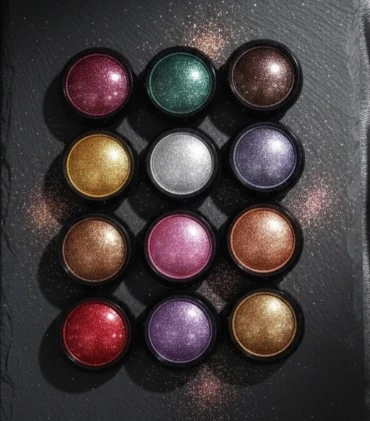 Nadeco Nail Art Chrome Powder Pack Of 12 Nadeco Nail Art Chrome Powder Pack Of 12