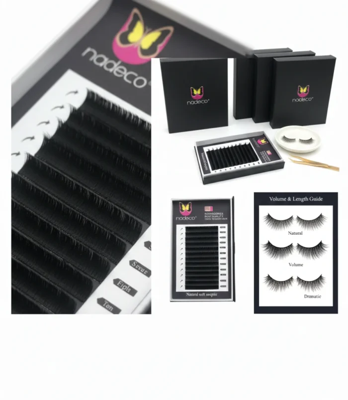 Nadeco 100% HUMAN HAIR EYELASH EXTENSIONS - 1