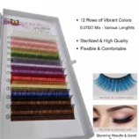 Buy Nadeco Multicolour Eye Lash Extension Tray 12mm