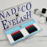 99.9% Human Hair Eye Lashes Extension Tray 0.05 14mm Multicolour