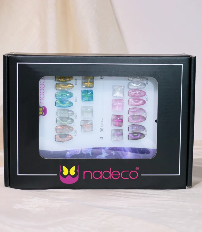 Nadeco Nail Art Cat Eye 8 PC Set