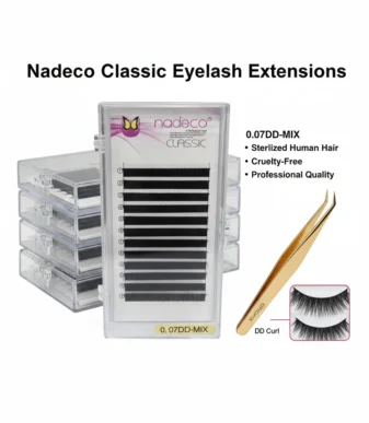 Nadeco_Classic Professional Eyelash Extensions – 0.07 DD Curl