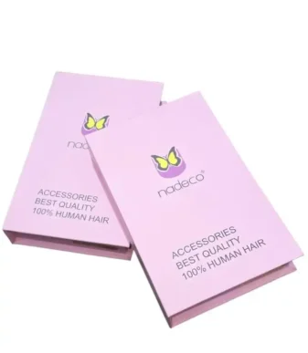 Nadeco Human Hair Eyelashes Extension 12 Row 12 mm PINK