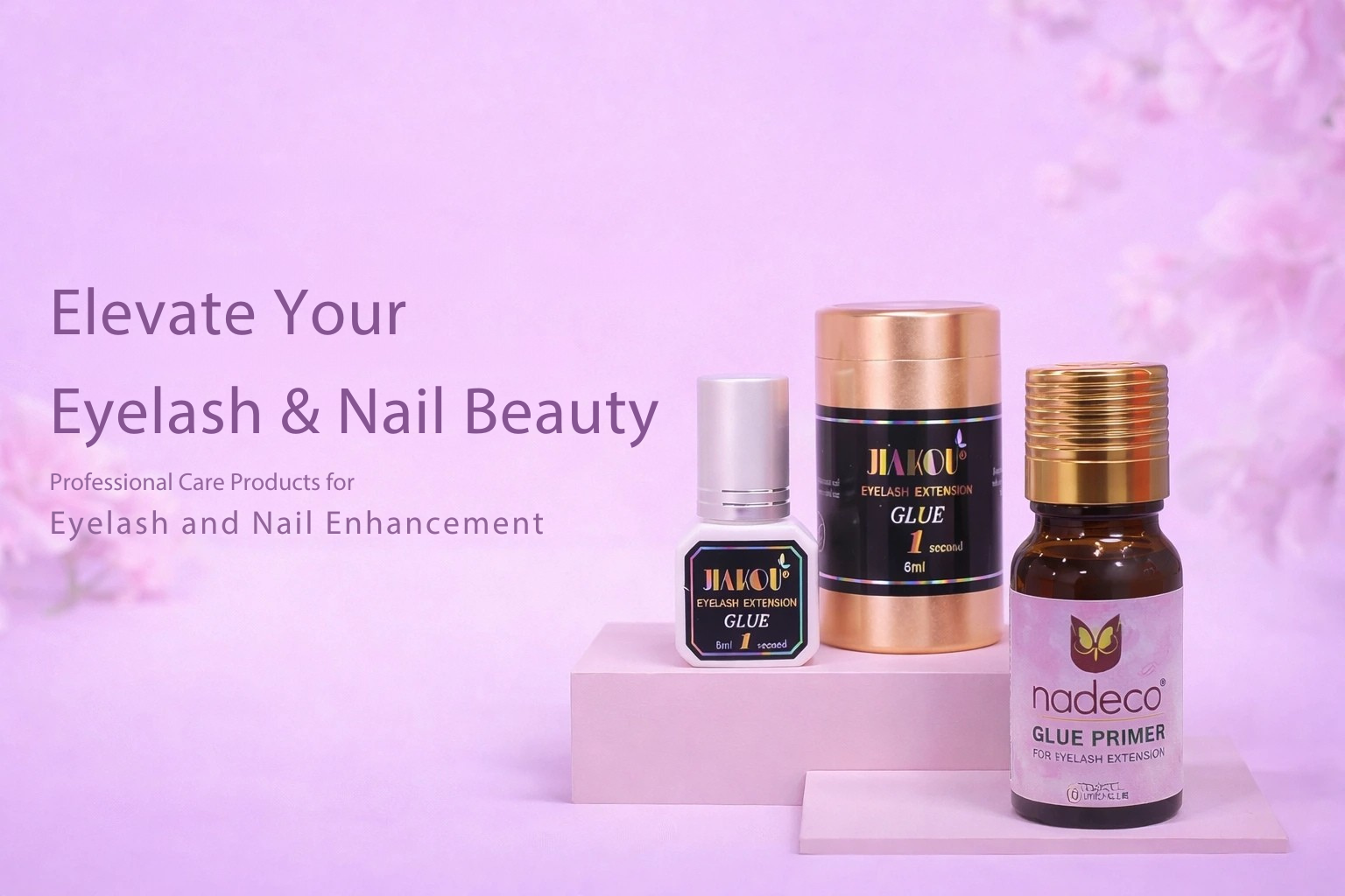 Elevate Your Eyelash & Nail Beauty Professional Care Products for Eyelash and Nail Enhancement