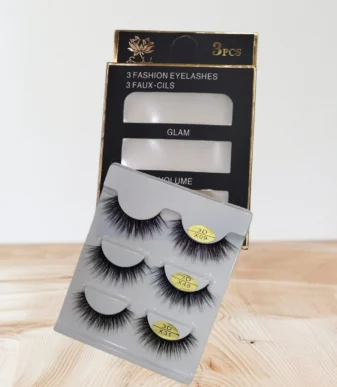 Nadeco Eye Lashes Pack of 3 MULTICOLOUR