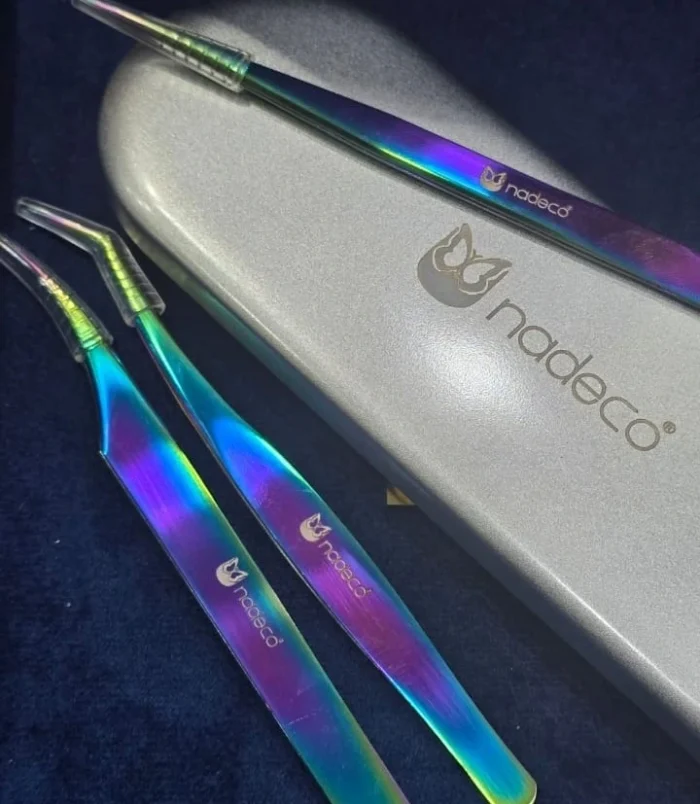 Nadeco Eye Lash Tweezer multicolour