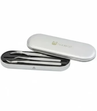 Nadeco Stainless Steel Precision Tweezers for Eyelash Extensions