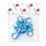 NADECO Blue Lash Glue Rings – Pack of 10 -1
