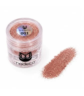 Nadeco 001 Premium Loose Eye Pigment Powder – Rose Gold Shimmer