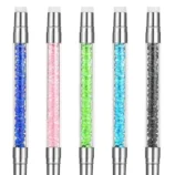 Nadeco Nail Art Dual-End Silicone Brush Pen Pack of 5