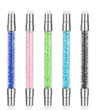 Nadeco Nail Art Dual-End Silicone Brush Pen Pack of 5