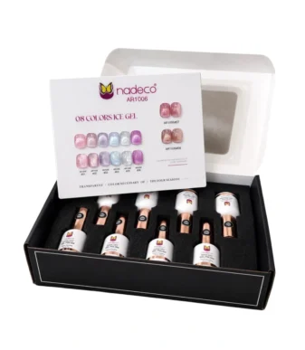 Nadeco 8 Colors Ice Gel Nail Polish Set – AR1006