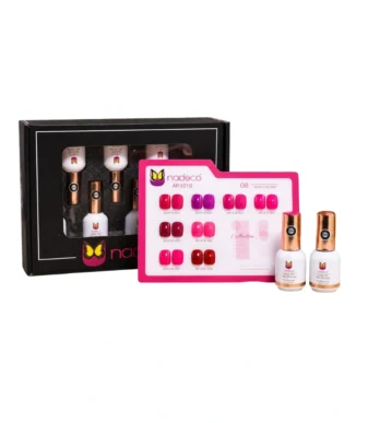 Nadeco UV Gel Nail Polish Set – 8 Shades of Pink Family