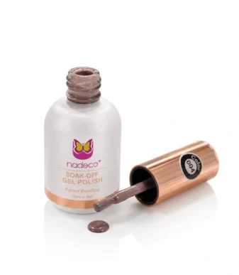 nadeco Soak-Off Gel Polish, Silk Cat Eye UV Formula, Color 001, 15ml_AR1005#4 (Dusty Mauve Cat Eye)