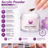 Nadeco Professional Acrylic Powder – Clear 30g - Key Features