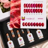 Nadeco New Year Red Cat's Eye Soak-Off Gel Polish Set – 8 Shades - 2