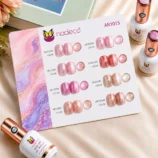 Nadeco AR1015 Premium Shimmer Cat Eye UV Gel Nail Polish Set – 8 Shades - 2