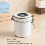 Nadeco Vacuum Sealed Eyelash Glue Storage Container – White - 2