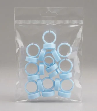 NADECO Blue Lash Glue Rings – Pack of 10 -2