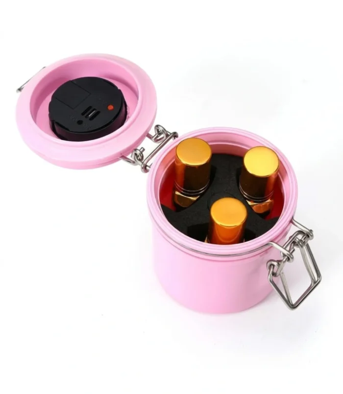 Nadeco Vacuum Sealed Eyelash Glue Storage Container – Pink - 2 Nadeco Vacuum Sealed Eyelash Glue Storage Container – Pink - 2