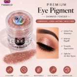 Nadeco 001 Premium Loose Eye Pigment Powder – Rose Gold Shimmer - 2