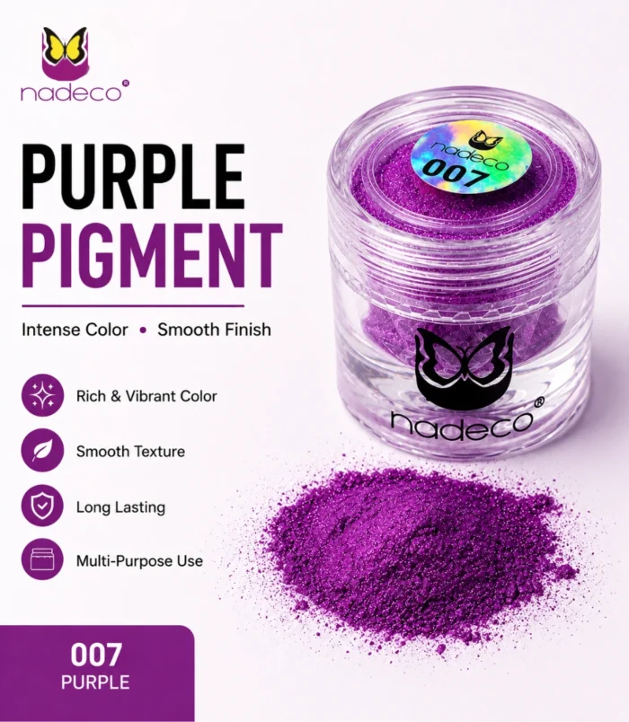 Nadeco 007 Premium Eye Pigment Shimmer Powder – Purple - 2 Nadeco 007 Premium Eye Pigment Shimmer Powder – Purple - 2