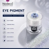 Nadeco 012 Eye Pigment – Iridescent Shimmer White - 2