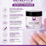 Nadeco Professional Acrylic Powder – Clear 30g - Benefits