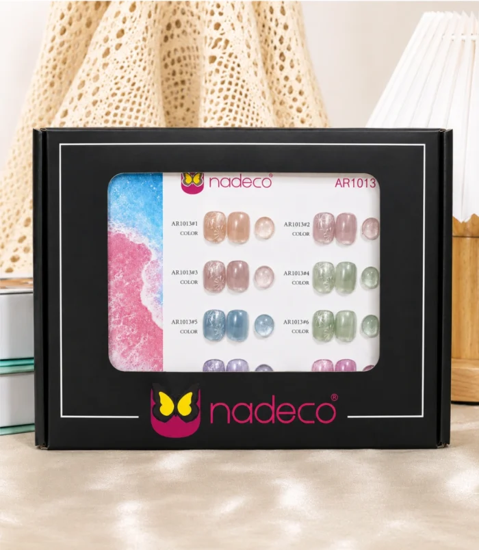 Nadeco AR1013 Cat Eye UV Gel Nail Polish Set – 8 Colors - 3