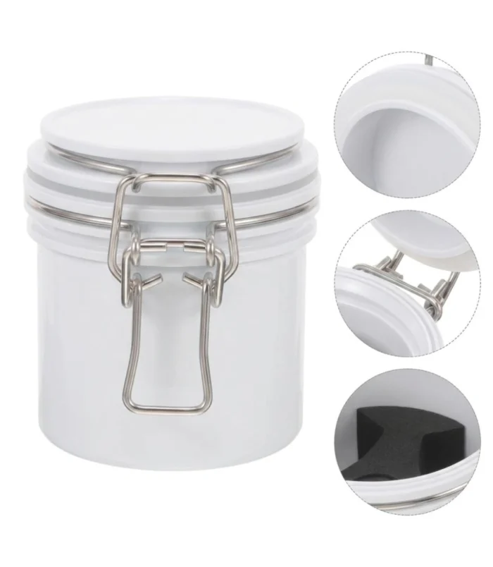 Nadeco Vacuum Sealed Eyelash Glue Storage Container – White - 3 Nadeco Vacuum Sealed Eyelash Glue Storage Container – White - 3