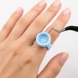 NADECO Blue Lash Glue Rings – Pack of 10 -3