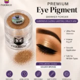 Nadeco 006 Premium Eye Pigment Shimmer Powder – Golden Shimmer - 3