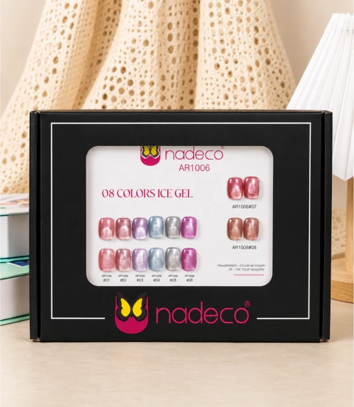 Nadeco 8 Colors Ice Gel Nail Polish Set – AR1006 - 3 Nadeco 8 Colors Ice Gel Nail Polish Set – AR1006 - 3