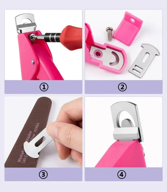 Nadeco Acrylic Nail Tip Cutter Professional Nail Clipper Nadeco Acrylic Nail Tip Cutter Professional Nail Clipper