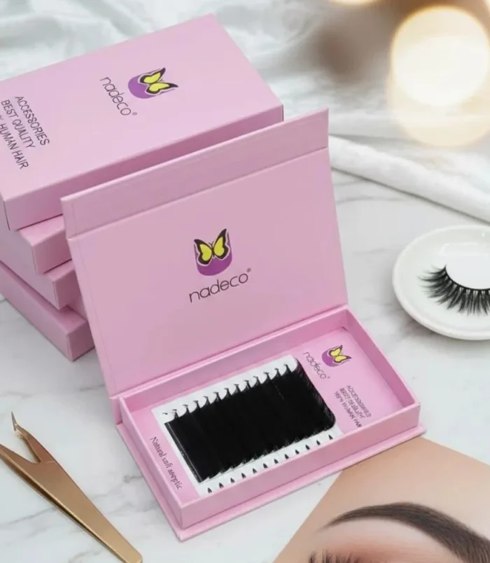 Nadeco Premium Human Hair Eyelash Extensions 14mm