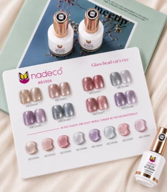 Nadeco Glass Cat Eye UV Gel Polish Kit – 8 Colors - 3