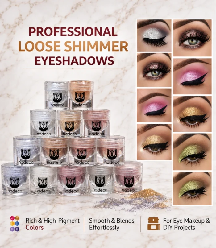 Nadeco 004 Premium Eye Pigment Shimmer Powder – Diamond Sparkle - 4 Nadeco 004 Premium Eye Pigment Shimmer Powder – Diamond Sparkle - 4