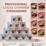 Nadeco 001 Premium Loose Eye Pigment Powder – Rose Gold Shimmer - 4