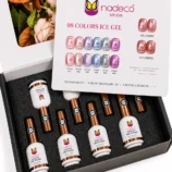 Nadeco 8 Colors Ice Gel Nail Polish Set – AR1006 - 4