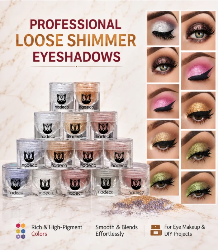 Nadeco 012 Eye Pigment – Iridescent Shimmer White - 4 Nadeco 012 Eye Pigment – Iridescent Shimmer White - 4
