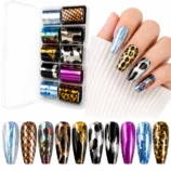 NADECO Nail Transfer Foil Set – 10 Pieces -4