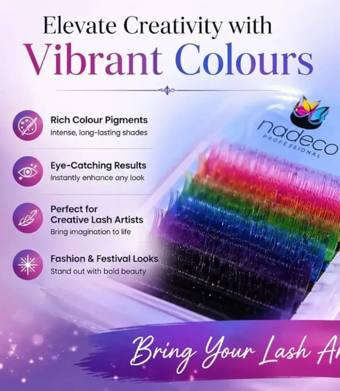 Nadeco Multi Colour Premium Eyelash Extension Tray Nadeco Multi Colour Premium Eyelash Extension Tray