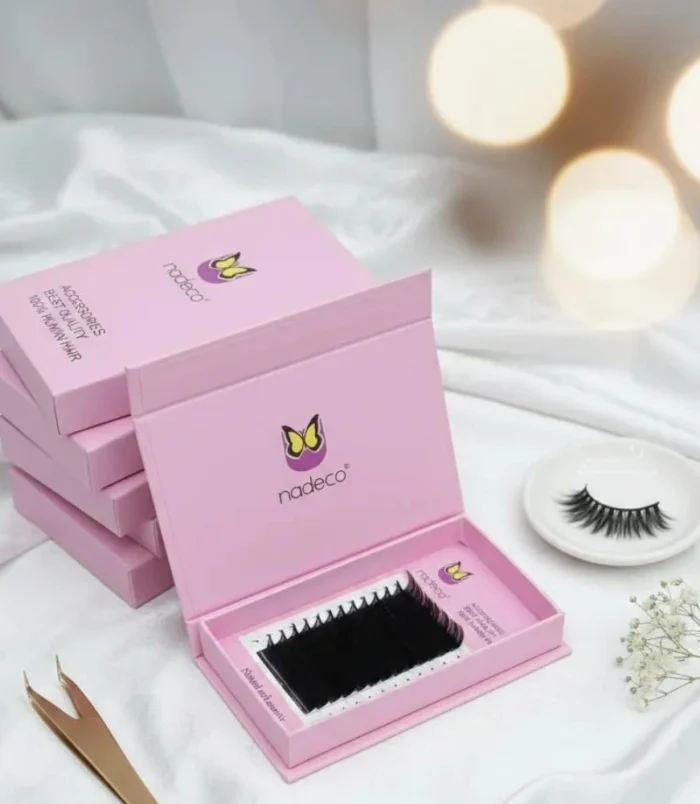 Nadeco Premium Human Hair Eyelash Extensions 14mm