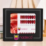 Nadeco New Year Red Cat's Eye Soak-Off Gel Polish Set – 8 Shades - 4
