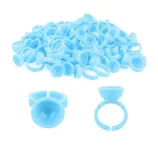 NADECO Blue Lash Glue Rings – Pack of 10 -5