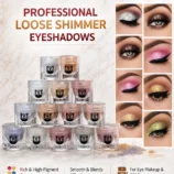 Nadeco 006 Premium Eye Pigment Shimmer Powder – Golden Shimmer - 5